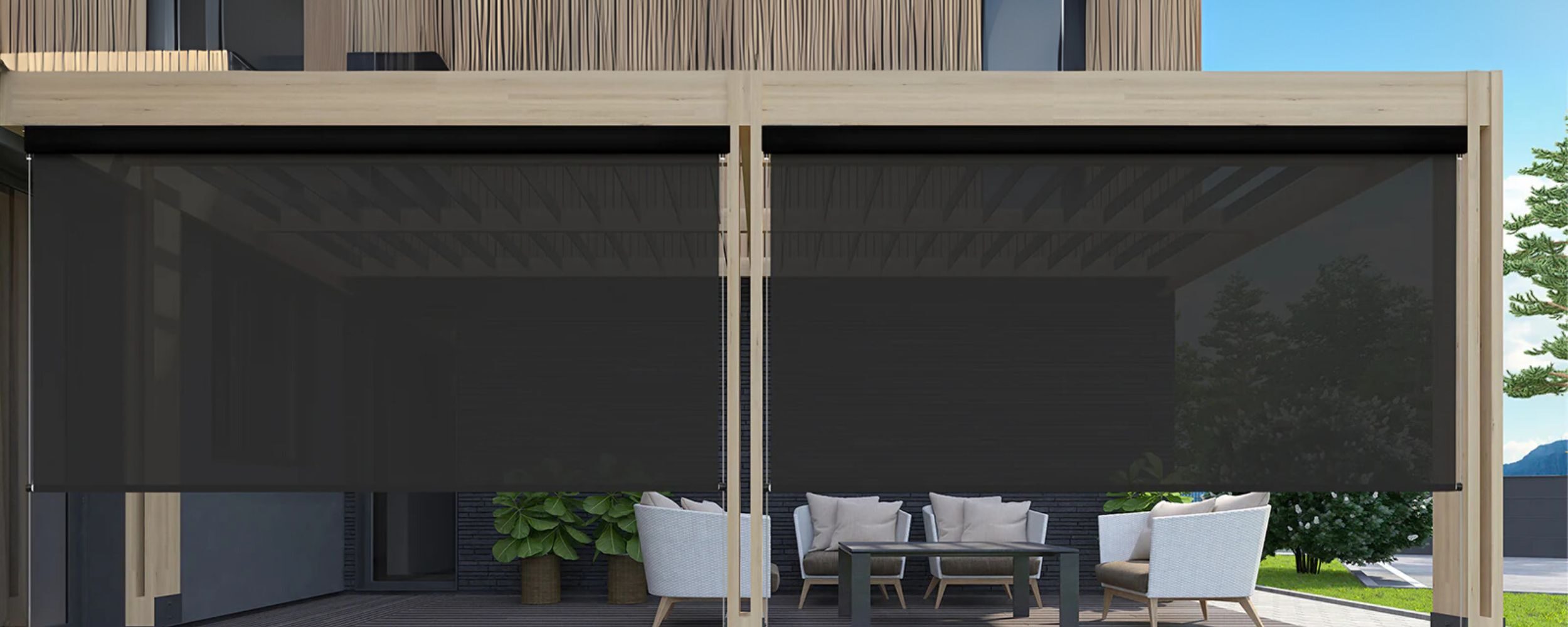 Draper Motorized Flexshades
