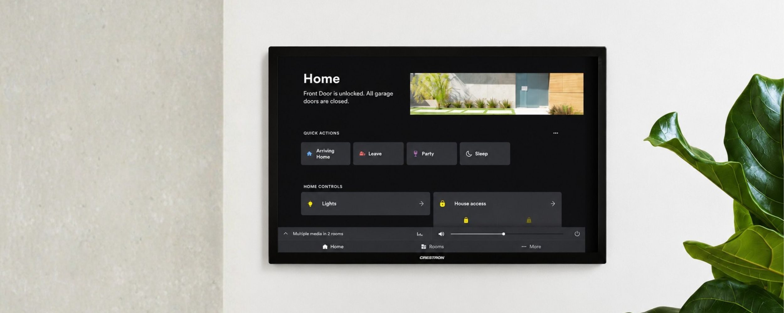 Crestron Wall Mount Touch Screen
